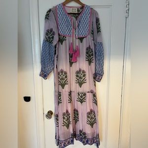 SZ Blockprints silk jodhpur dress, S